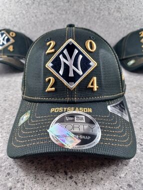 MLB New York Yankees 2024 Post Season New Era Official On Field Snap Back Hat